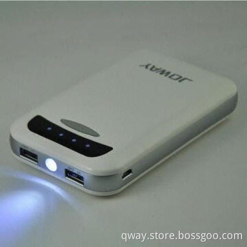 13,000mAh Power Bank for iPad 3/ iPhone 5/Samsung Galaxy S3/Cellphones/MID, with Dual-USB and Torc